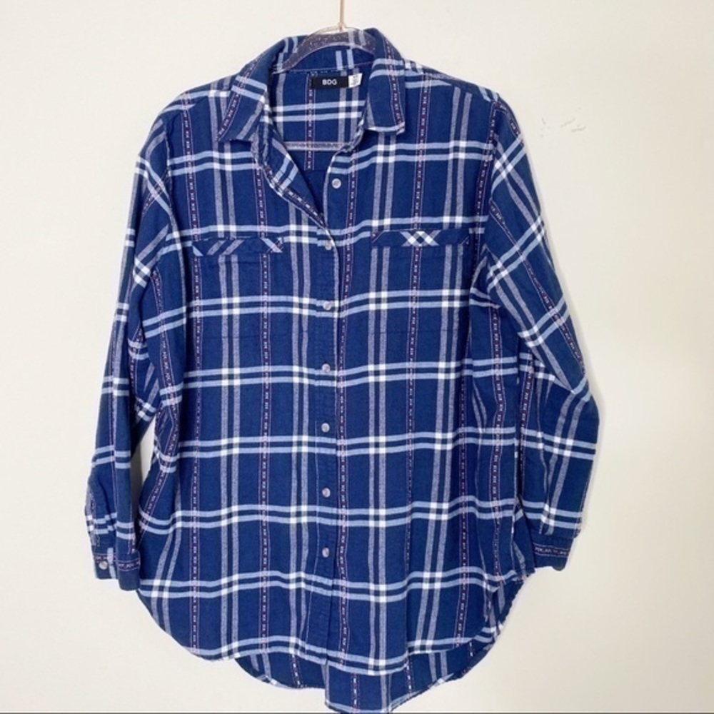 BDG flannel button down shirt size M - Picture 4 of 8